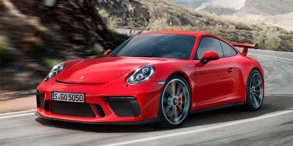 Новый трековый спорткар Porsche 911 GT3 официально | фото