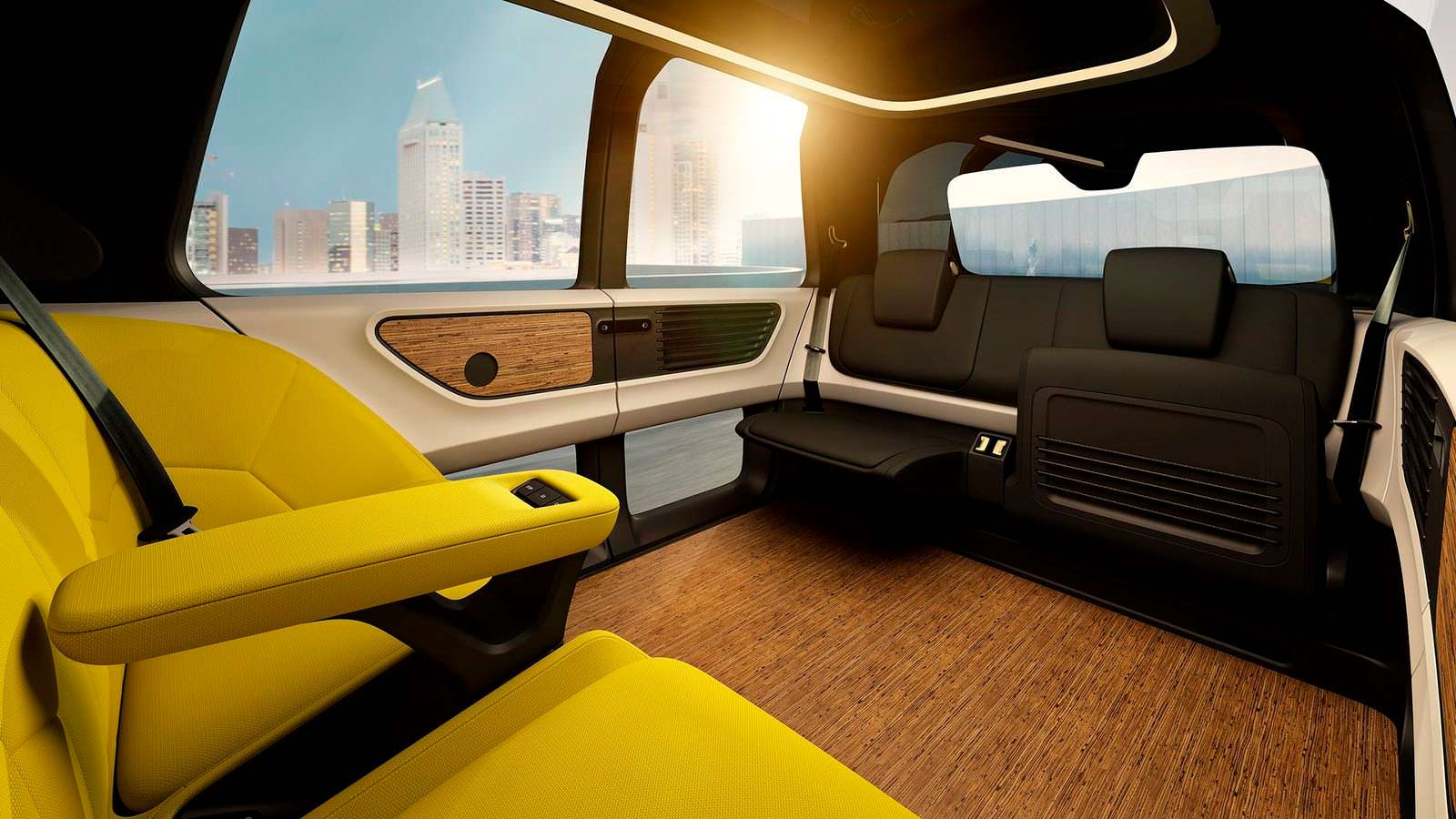 Volkswagen Sedric: салон без руля и педалей