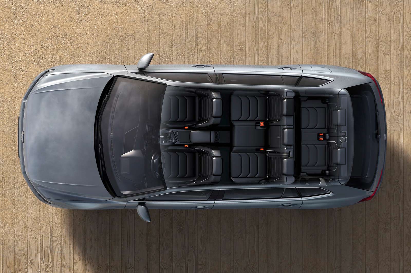 Семиместный салон VW Tiguan Allspace