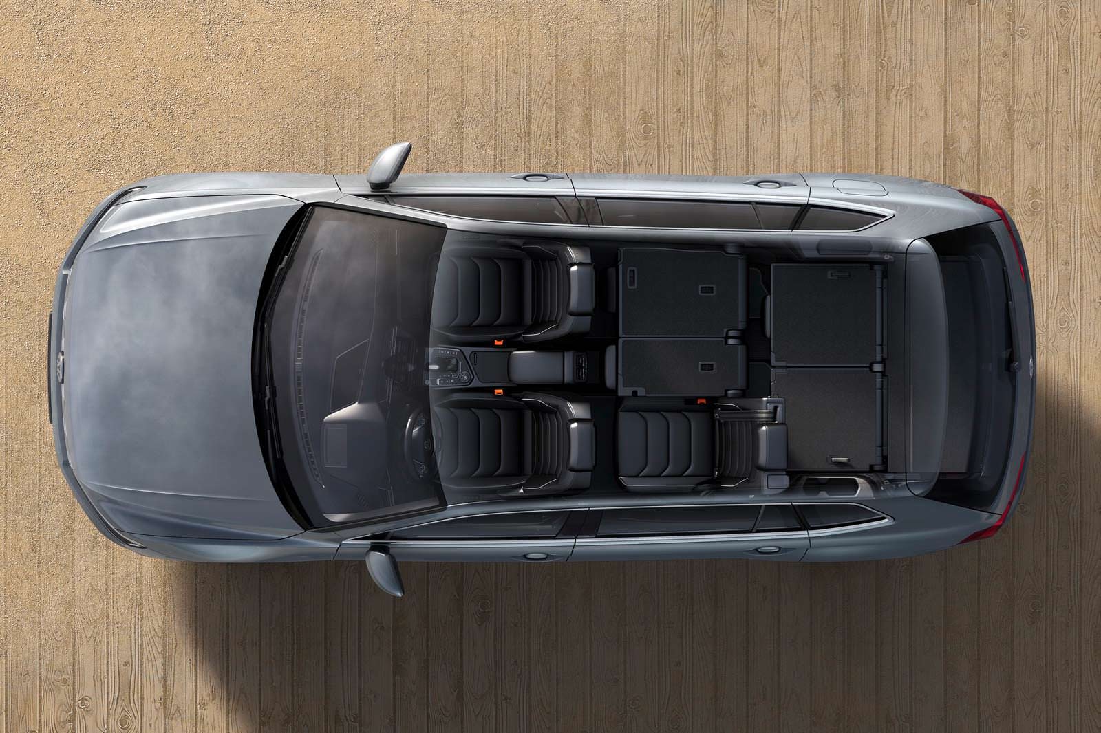 Семиместный салон VW Tiguan Allspace