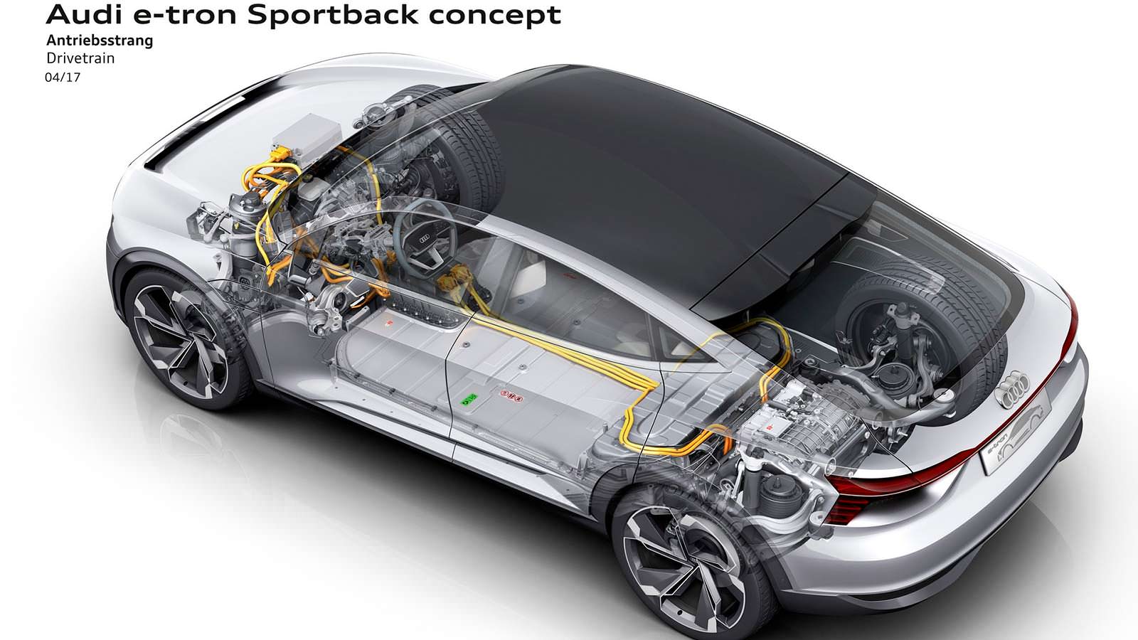 Audi E-Tron Sportback Concept: электромоторы спереди и сзади