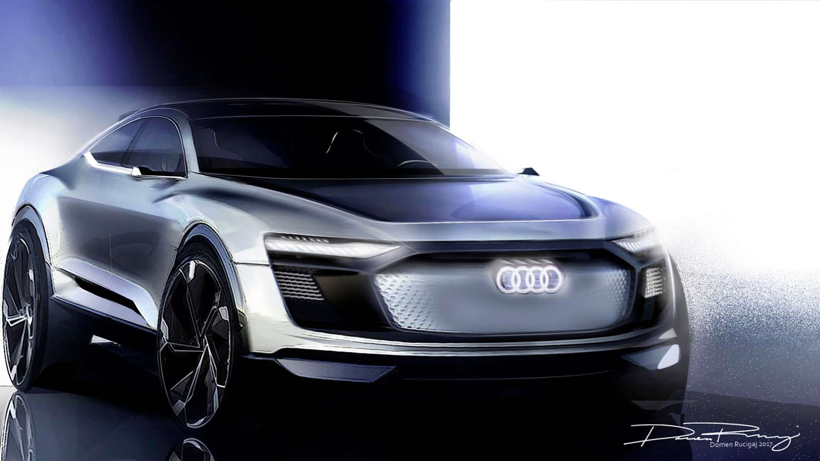 Дизайн Audi E-Tron Sportback Concept