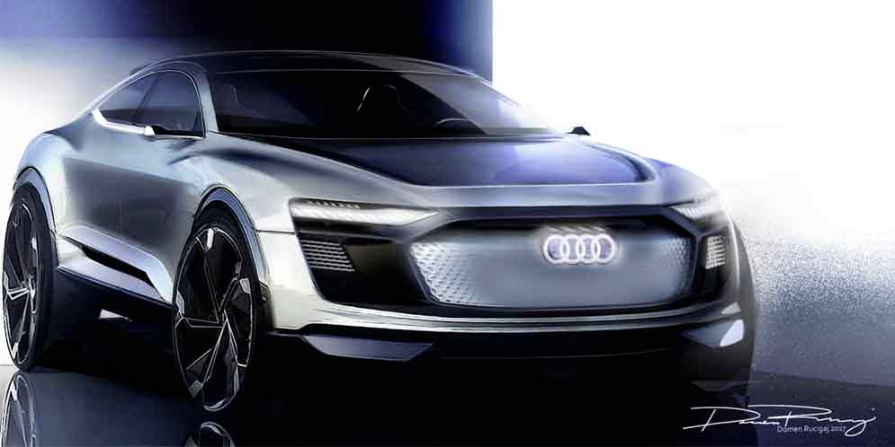 Марк Лихте приоткрыл дизайн Audi E-Tron Sportback Concept