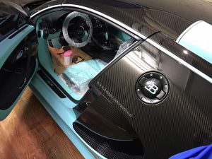 Салон Bugatti Veyron Tiffany Edition в клеенке
