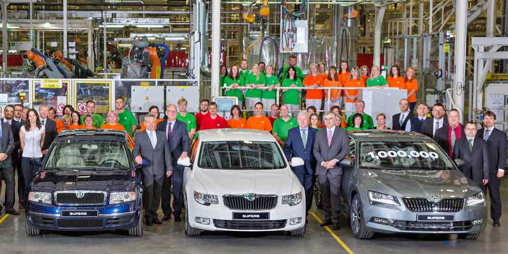 Миллионная Skoda Superb третьего поколения