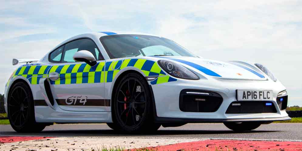 Полицейский Porsche Cayman GT4: не для патрулирования | фото