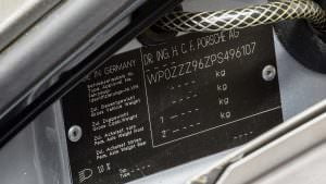 Номер кузова Porsche 911 RSR 3.8 1993 года