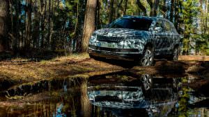 Закамуфлированный прототип Skoda Karoq 2017