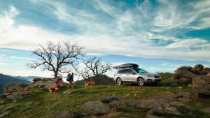 Фото | Subaru Outback с багажником на крыше