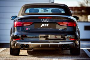 Фото Audi S3 Cabrio черного цвета от ABT