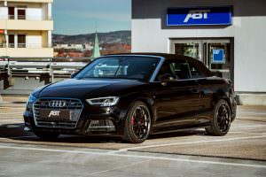 Ауди S3 Cabrio на черных дисках от ABT