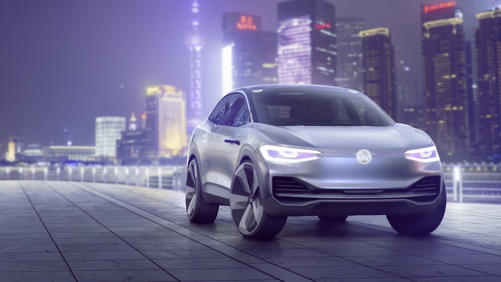 Электрокроссовер Volkswagen I.D. Crozz Concept 2017