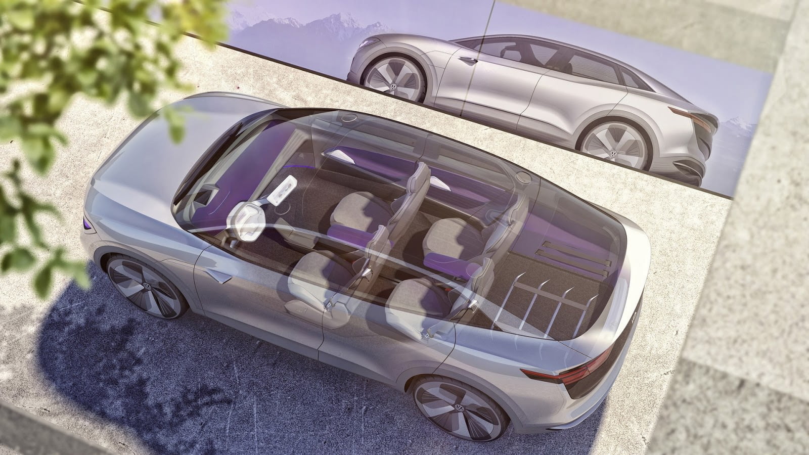 Кроссовер со стеклянной крышей Volkswagen I.D. Crozz