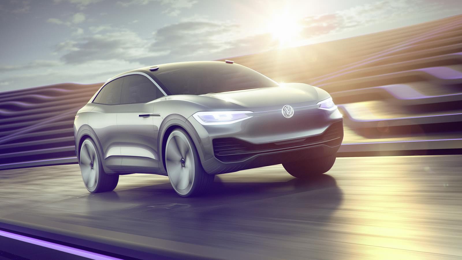 Электрический прототип автопилотом Volkswagen I.D. Crozz