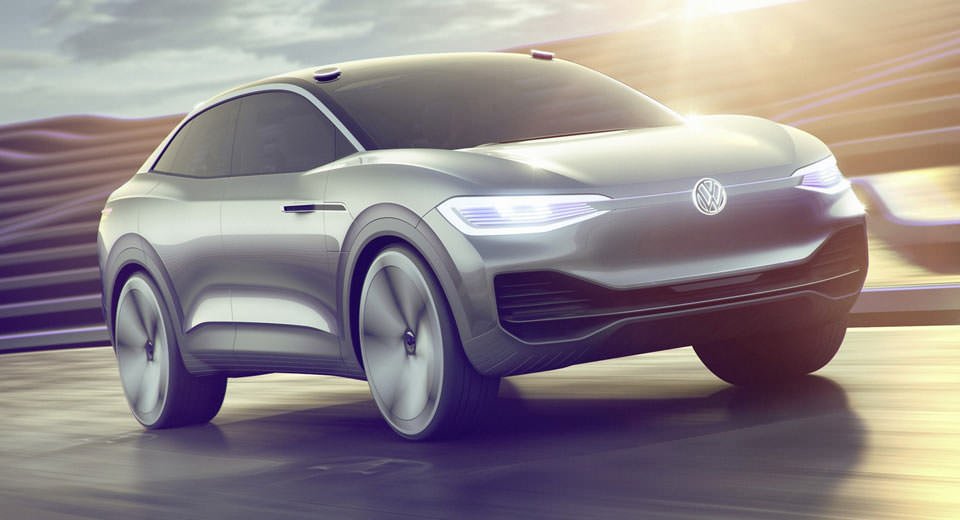 Электрический концепт автопилотом Volkswagen I.D. Crozz