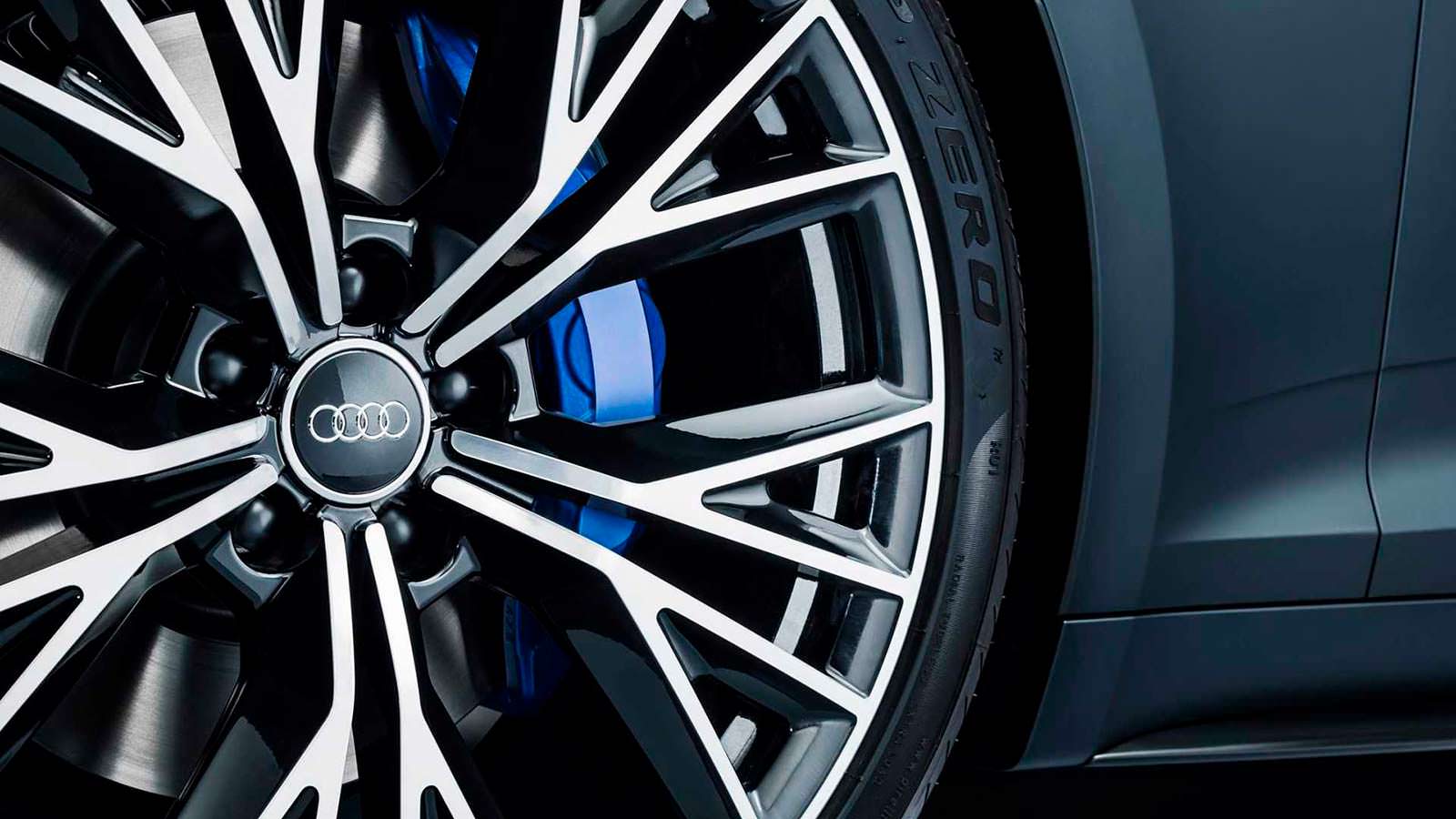 Колеса с синими суппортами Audi A5 Sportback G-Tron