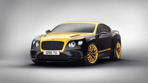 Фото | Жёлто-чёрный Bentley Continental 24