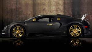 Тюнинг Bugatti Veyron Mansory Linea Vincero: карбон и золото