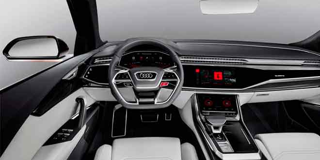 Audi Q8 Sport покажет новую мультимедиа-систему на Google I/O