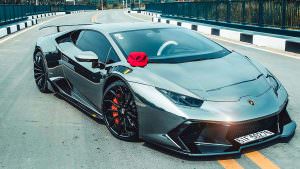 Хромированный Lamborghini Huracan на дисках Forgiato Wheels
