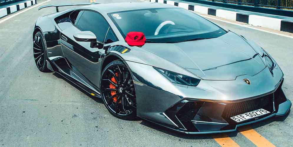 Lamborghini Huracan на колесах Forgiato и в виниле | фото
