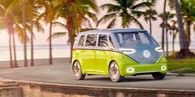 Электрический минивэн Volkswagen ID Buzz