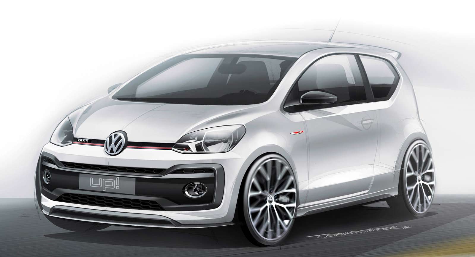 Официальный скетч Volkswagen Up! GTI