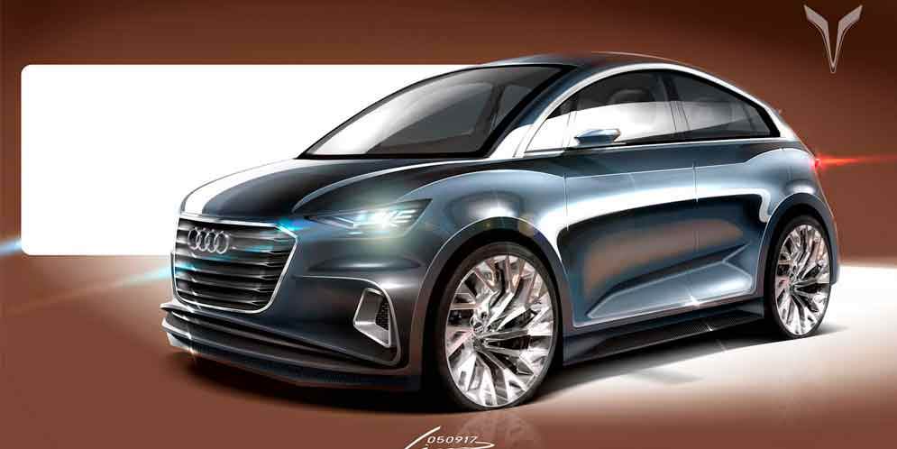 2018 Audi A2 второго поколения. Неофициальный дизайн | фото