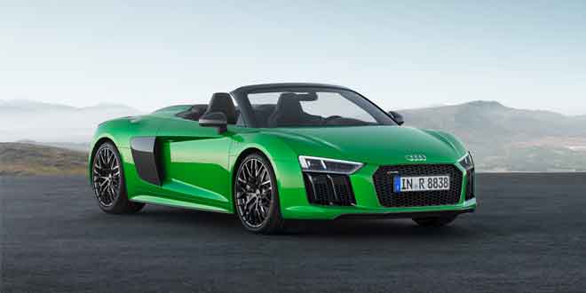 Audi R8 Spyder V10 Plus - самый быстрый родстер марки | фото