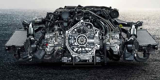 Бензиновый двигатель Porsche 911