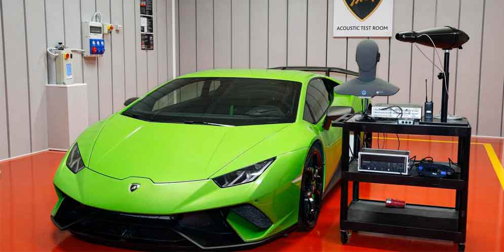 Центр акустических испытаний Lamborghini