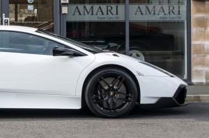 Чёрные глянцевые колеса Lamborghini Murcielago SV