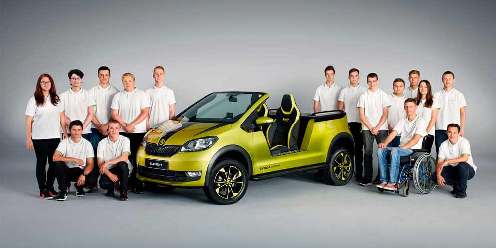 Skoda Element Concept: пляжный багги от стажёров | фото