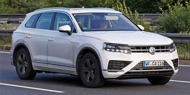 2018 Volkswagen Touareg на испытаниях | Шпионские фото