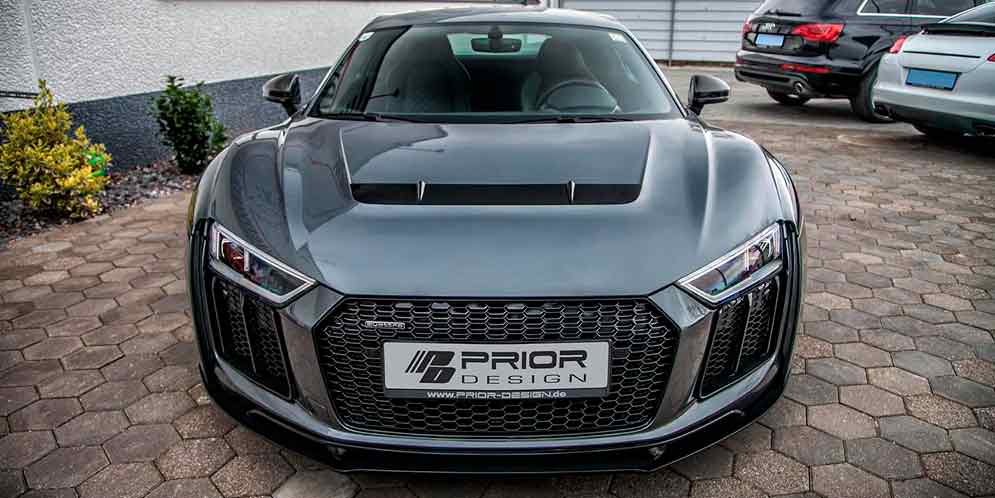Audi R8 V10 Plus и обвес PD800WB. Тюнинг Prior Design | фото