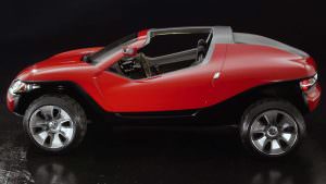 Volkswagen Concept T со снятой жесткой крышей. 2004 год