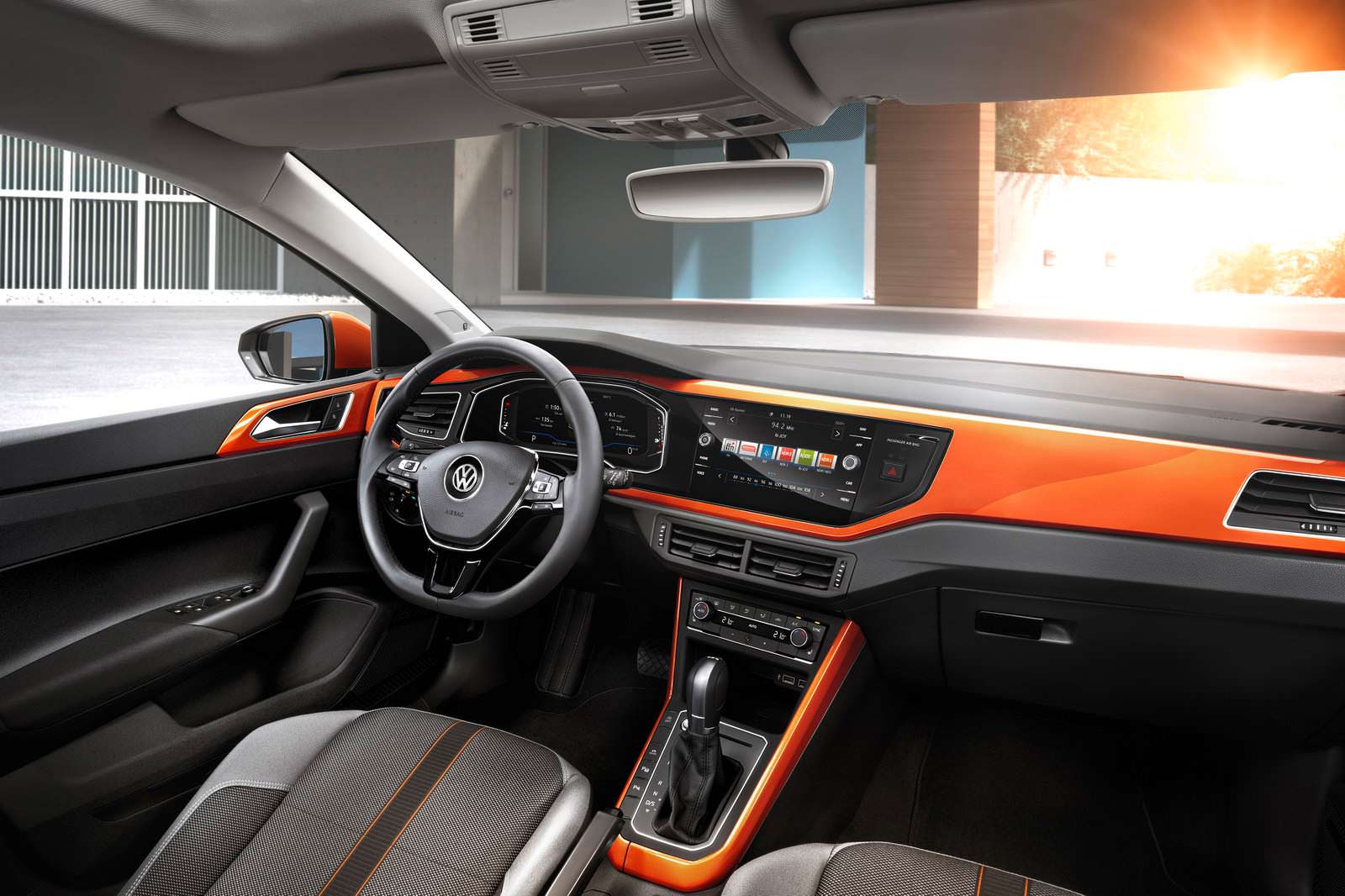Интерьер Volkswagen Polo нового поколения