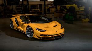 Фото | Жёлтый Lamborghini Centenario Nuovo Giallo Orion