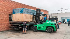 Разгрузка Lamborghini Centenario в Беверли-Хиллз