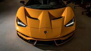 Дизайн передней части Lamborghini Centenario