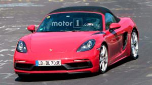 Новый Porsche 718 Boxster GTS на тестах