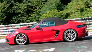 Тестовый прототип Porsche 718 Boxster GTS