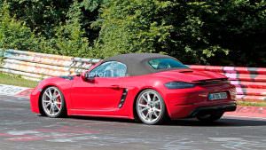 Шпионские фото Porsche 718 Boxster GTS