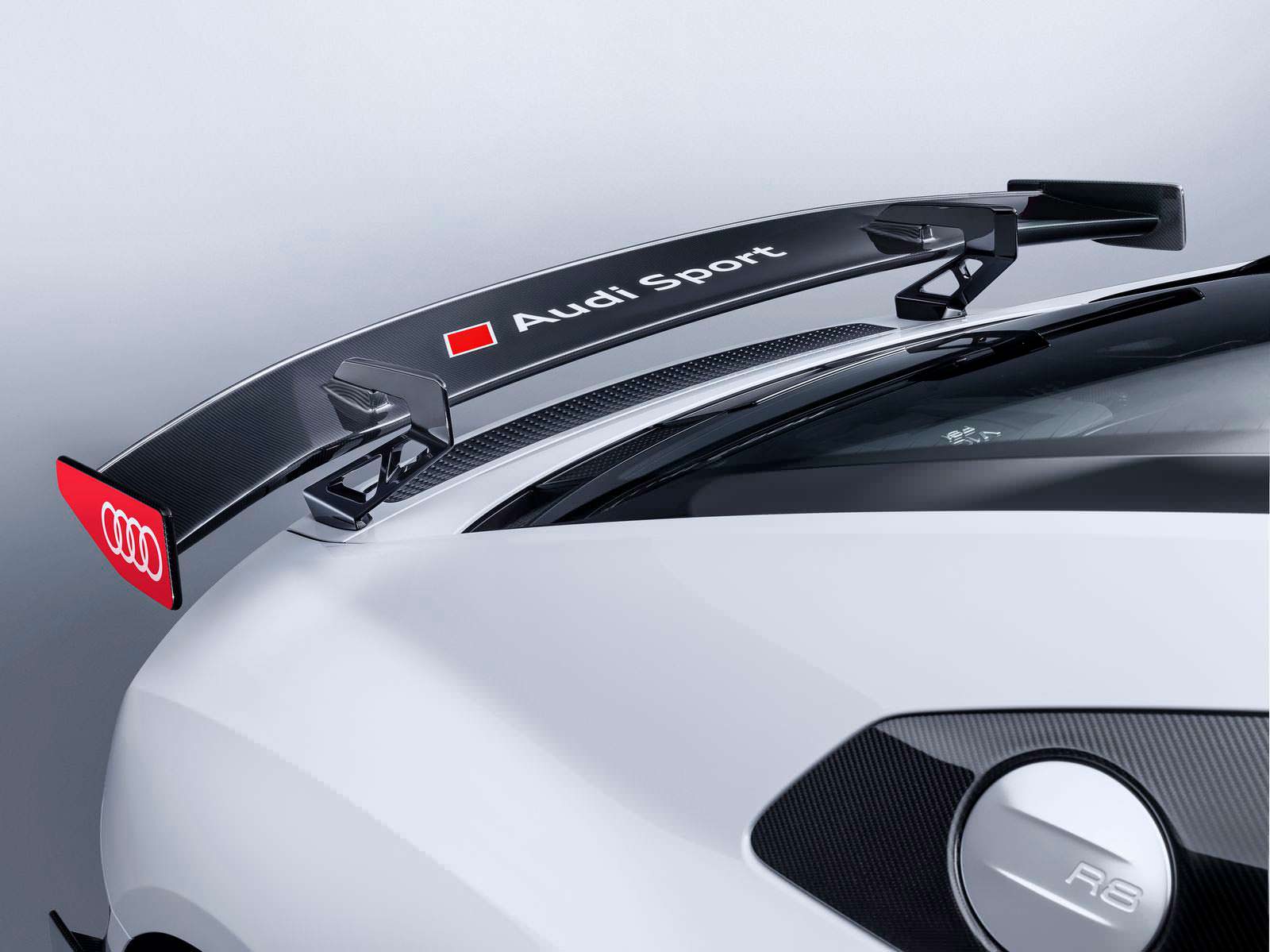 Спойлер из углеродного волокна Audi Sport
