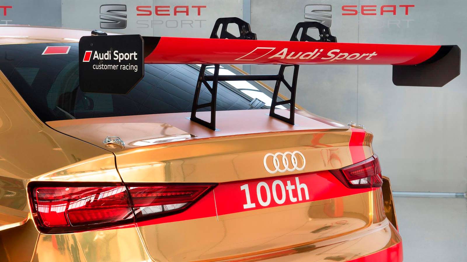 Спойлер на багажнике Audi RS3 LMS от Audi Sport