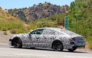 Закамуфлированная Audi S7 Sportback второго поколения