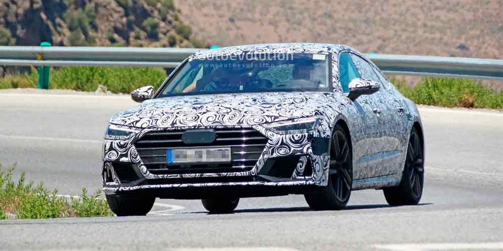 Новая Audi S7 замечена на тестах. Сменит мотор 4.0 на 2.9