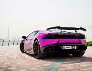 Фиолетовый Lamborghini Huracan Razmig от RevoZport