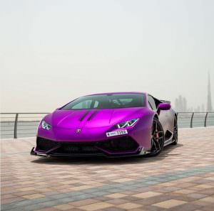 Пурпурный Lamborghini Huracan Razmig от RevoZport