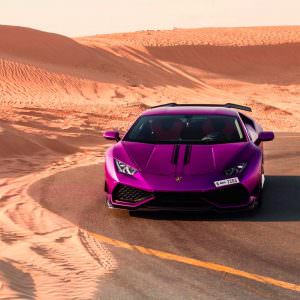 Фиолетовый Lamborghini Huracan Razmig от RevoZport в Дубае